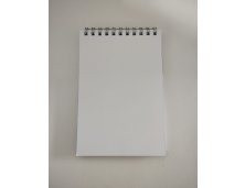 Bloco de anota��es 10x15cm capa personalizada no triplex 300G 4x4 miolo liso com 50 folhas