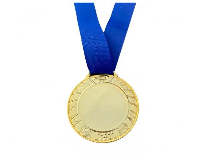 Medalha arredondada de ouro