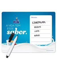 Lousa Magntica Personalizada para Geladeira