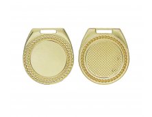 Medalha arredondada de ouro