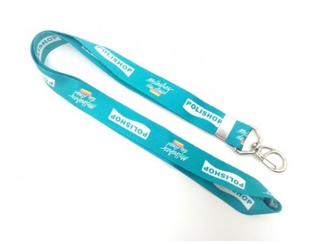 Cordões para crachá 850x20mm com acabamento mosquete